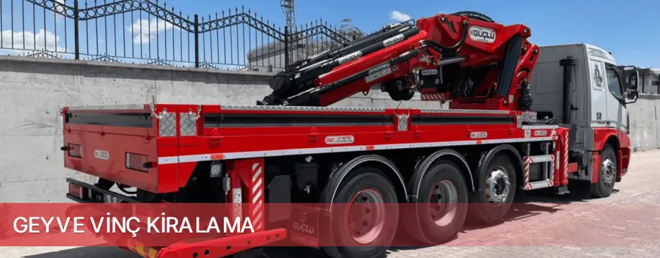 Geyve İlçemi Vinç Kiralama